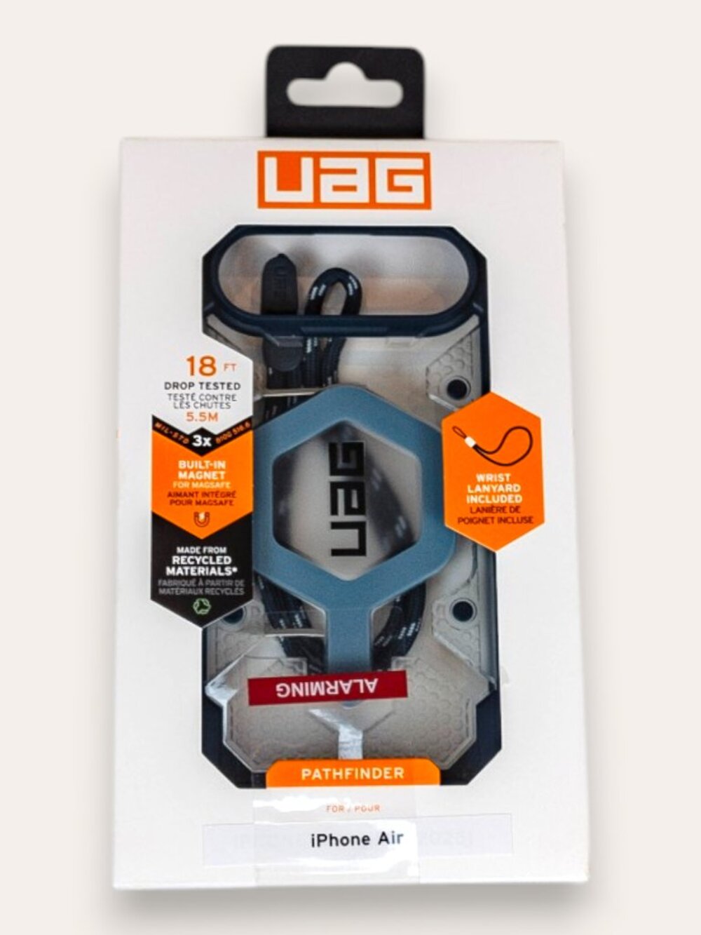 UAG Pathfinder iPhone Air Case Clear MagSafe Lanyard NIB